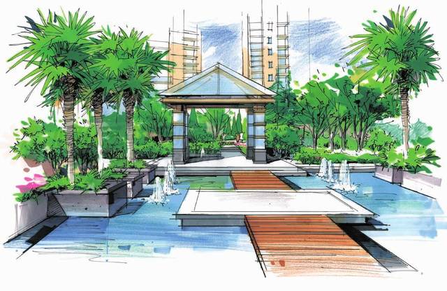 純干貨 | 景觀設(shè)計(jì)馬克筆著色技法~