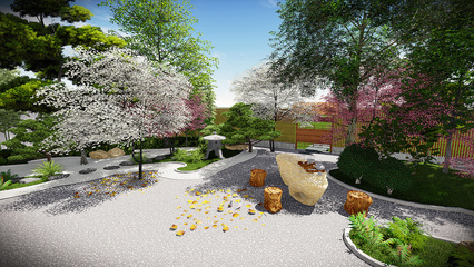 日式庭院景觀設(shè)計(jì)|空間|景觀設(shè)計(jì)|小影的小影 