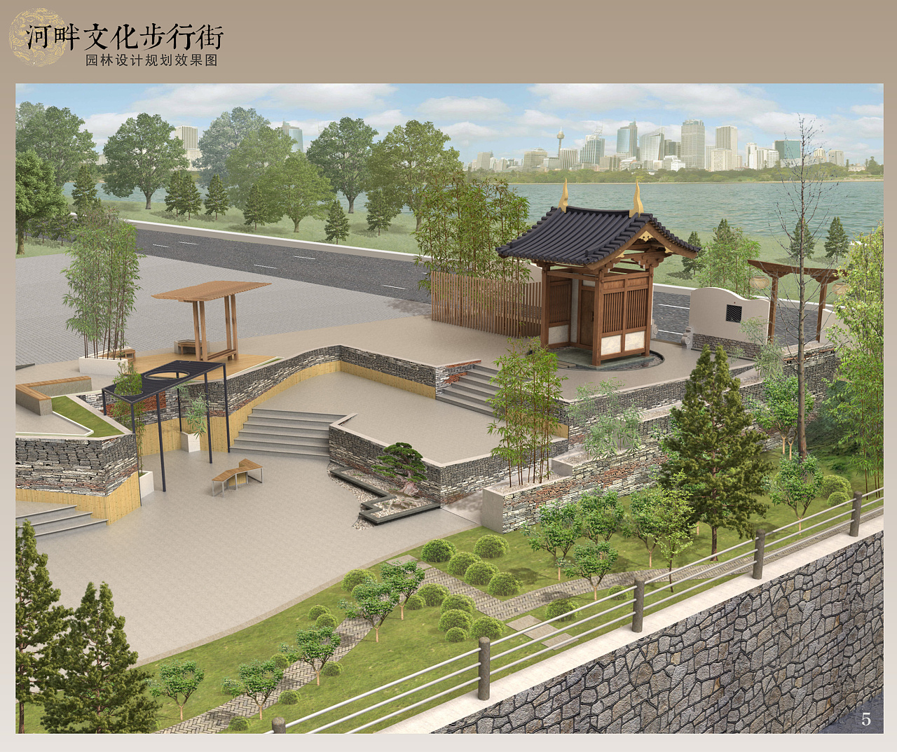 河畔文化美食街設(shè)計(jì)|空間|景觀設(shè)計(jì)|塑說(shuō)即墨 