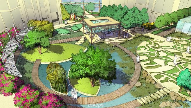 景觀意向圖#zoscape#景觀設(shè)計#景觀節(jié)點#景觀效果圖#庭院景觀效果圖